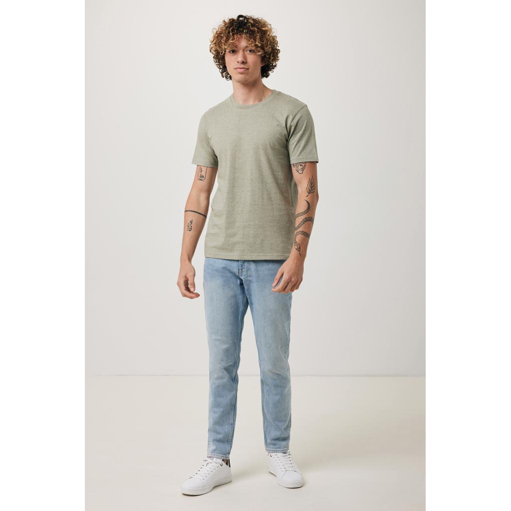 Tricou din bumbac reciclat Iqoniq Brett green