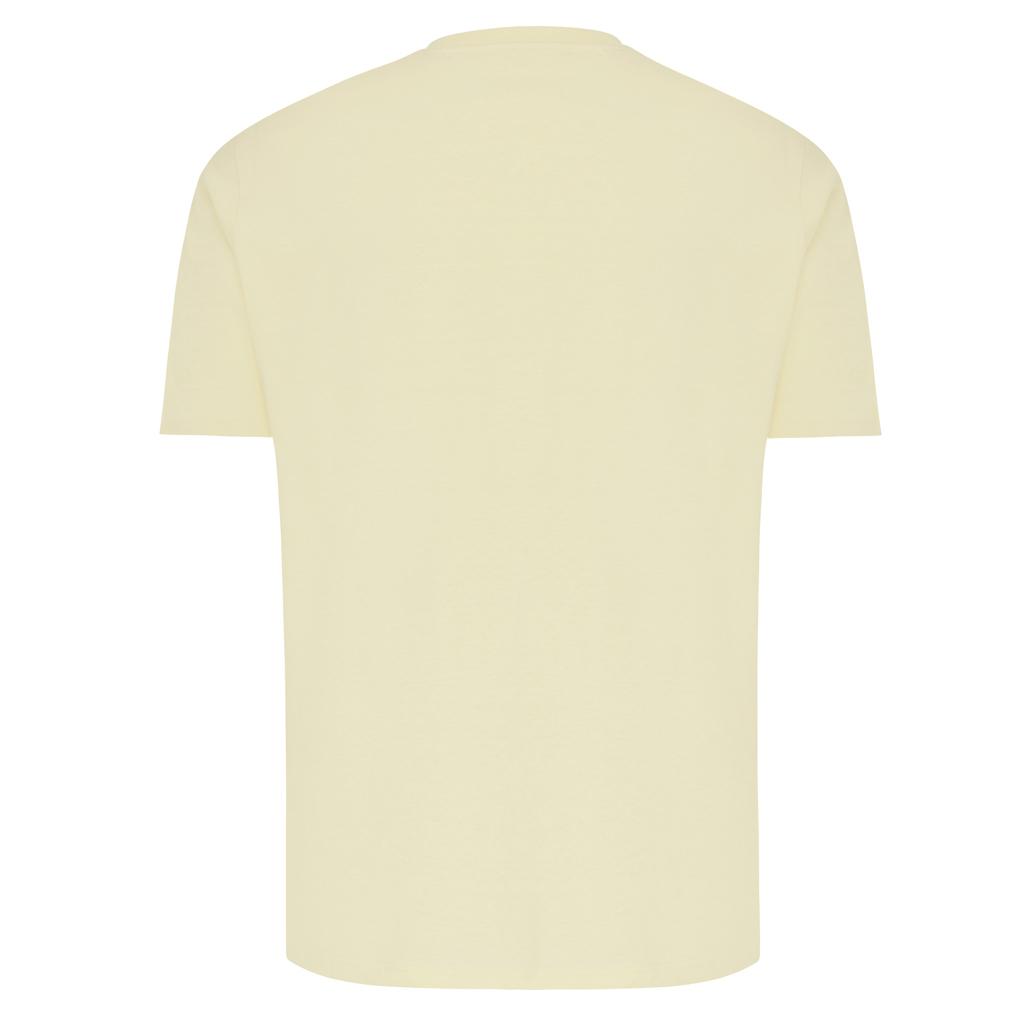 Tricou din bumbac reciclat Iqoniq Brett cream yellow M