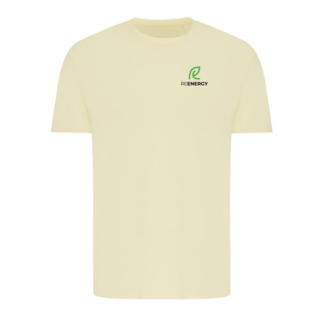 Tricou din bumbac reciclat Iqoniq Brett cream yellow M
