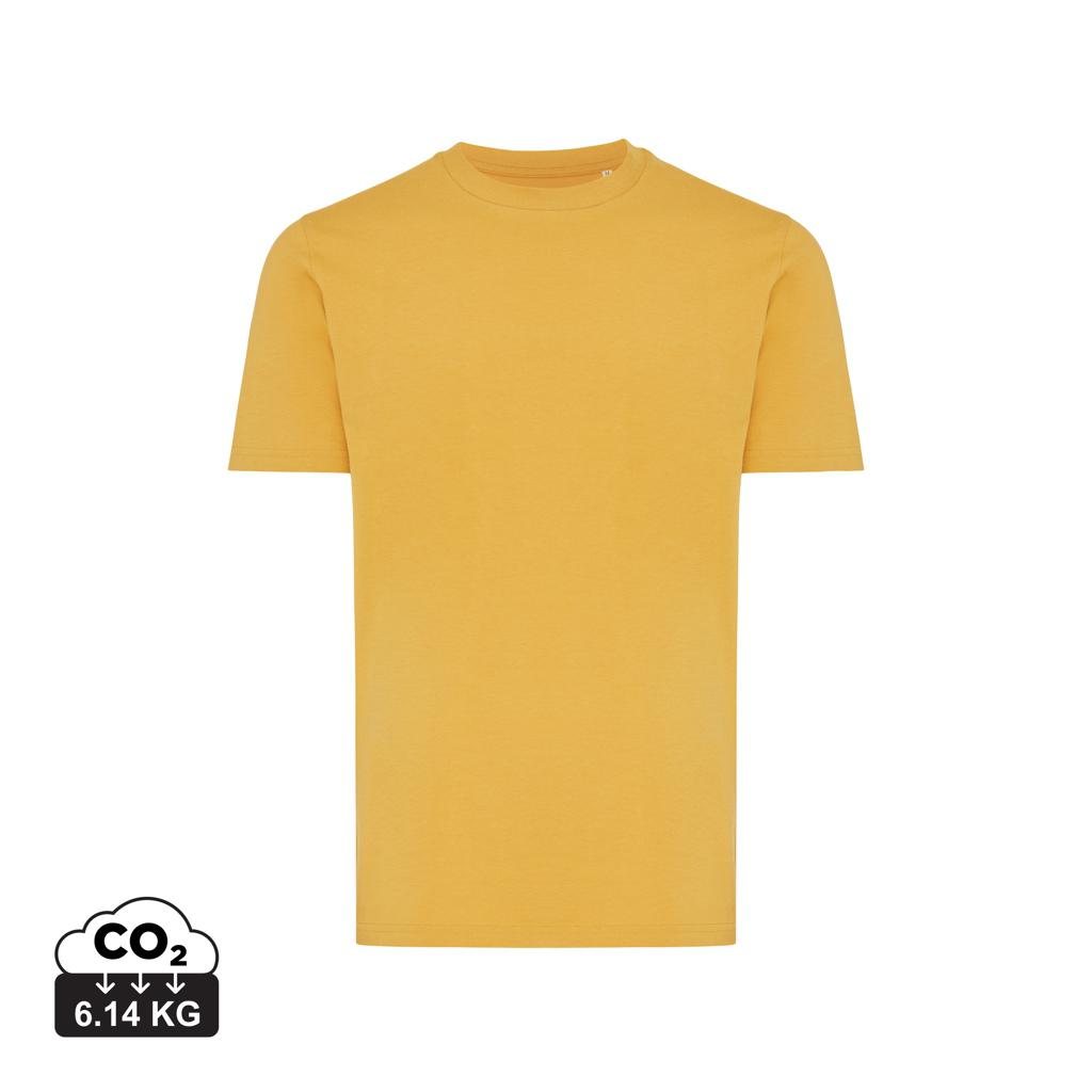 Tricou din bumbac reciclat Iqoniq Brett ochre yellow S