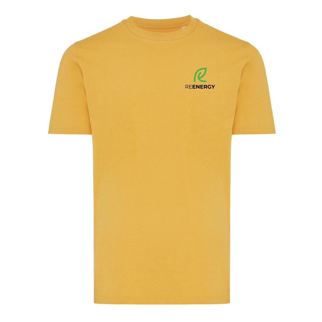 Tricou din bumbac reciclat Iqoniq Brett ochre yellow S
