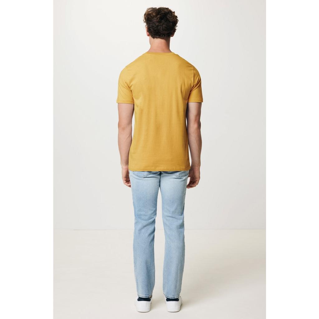Tricou din bumbac reciclat Iqoniq Brett ochre yellow L