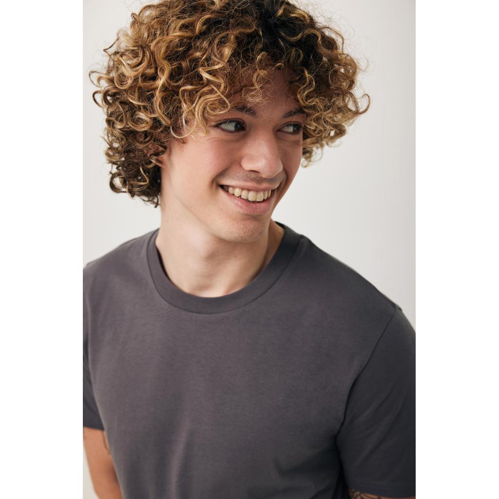 Tricou din bumbac reciclat Iqoniq Brett anthracite XL