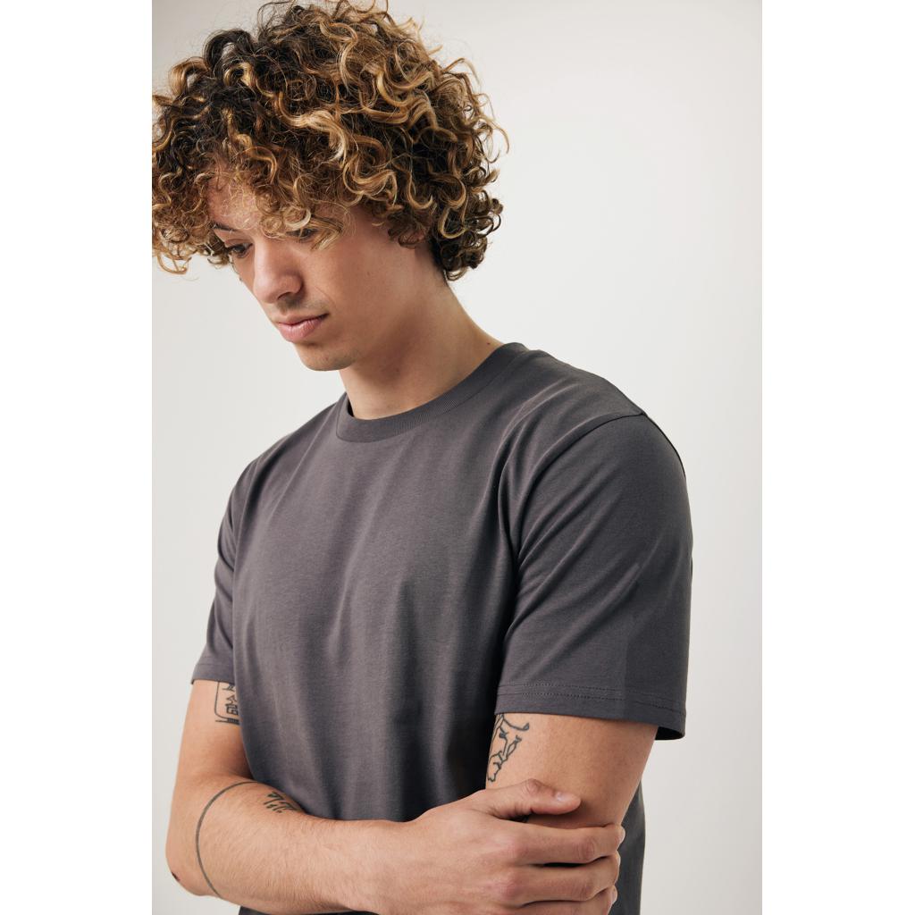 Tricou din bumbac reciclat Iqoniq Brett anthracite XL