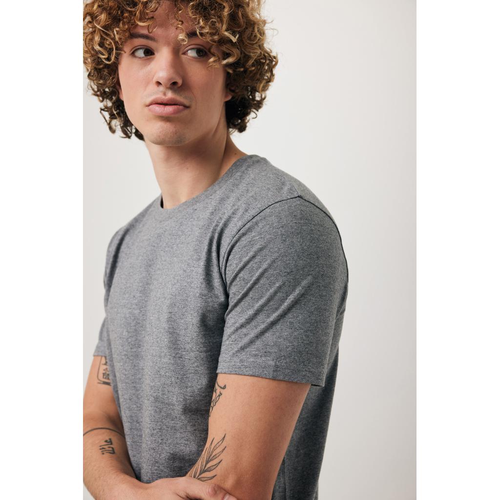 Tricou din bumbac reciclat Iqoniq Brett heather anthracite XL