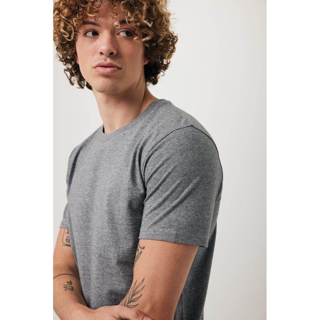 Tricou din bumbac reciclat Iqoniq Brett heather anthracite XL