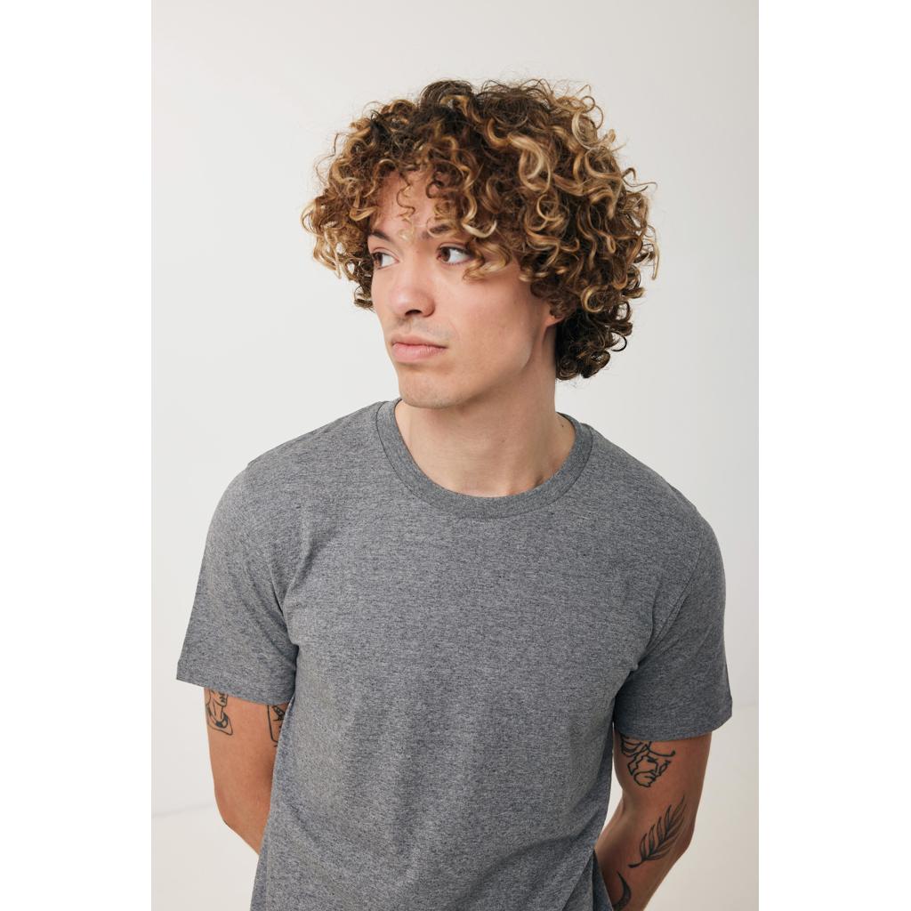 Tricou din bumbac reciclat Iqoniq Brett heather anthracite XL
