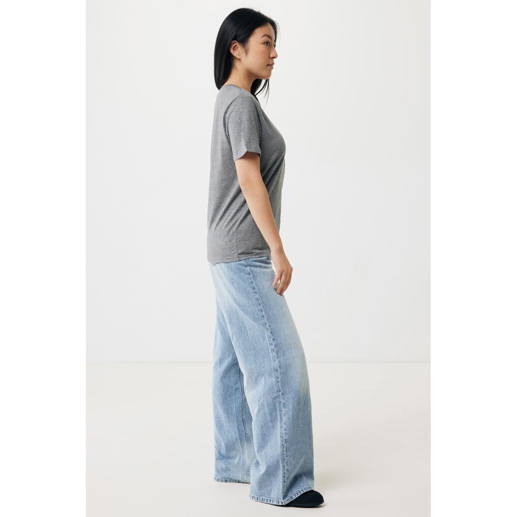 Tricou din bumbac reciclat Iqoniq Brett light heather anthracite 2XS