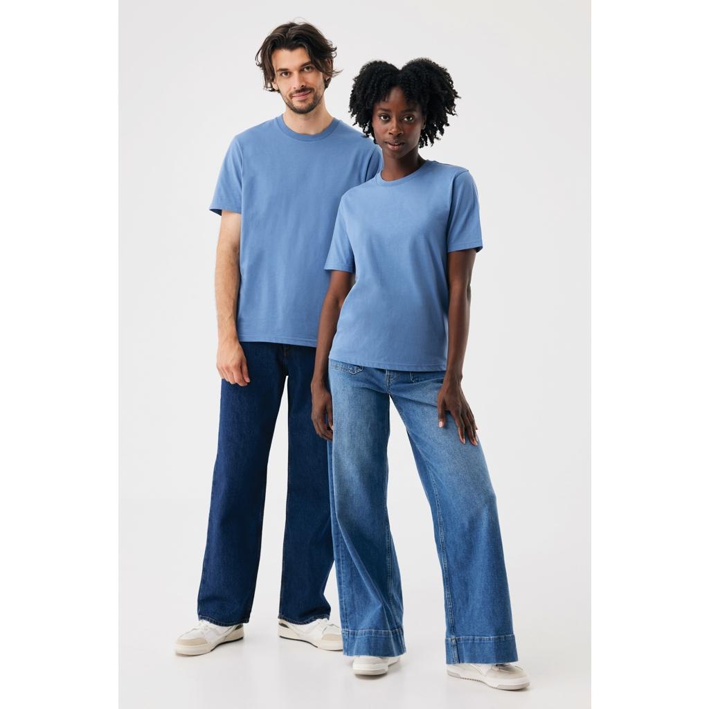 Tricou din bumbac reciclat Iqoniq Brett Moon blue 2XS