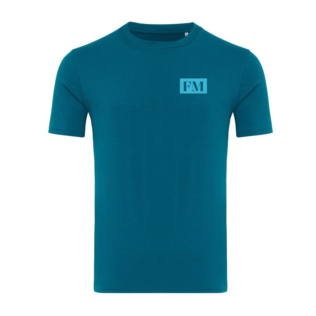 Tricou din bumbac reciclat Iqoniq Brett dark teal 2XS