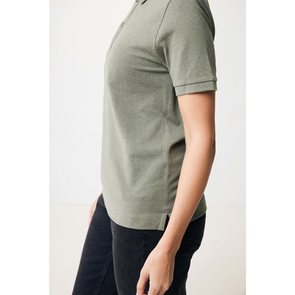 Polo din bumbac reciclat Iqoniq Yosemite green