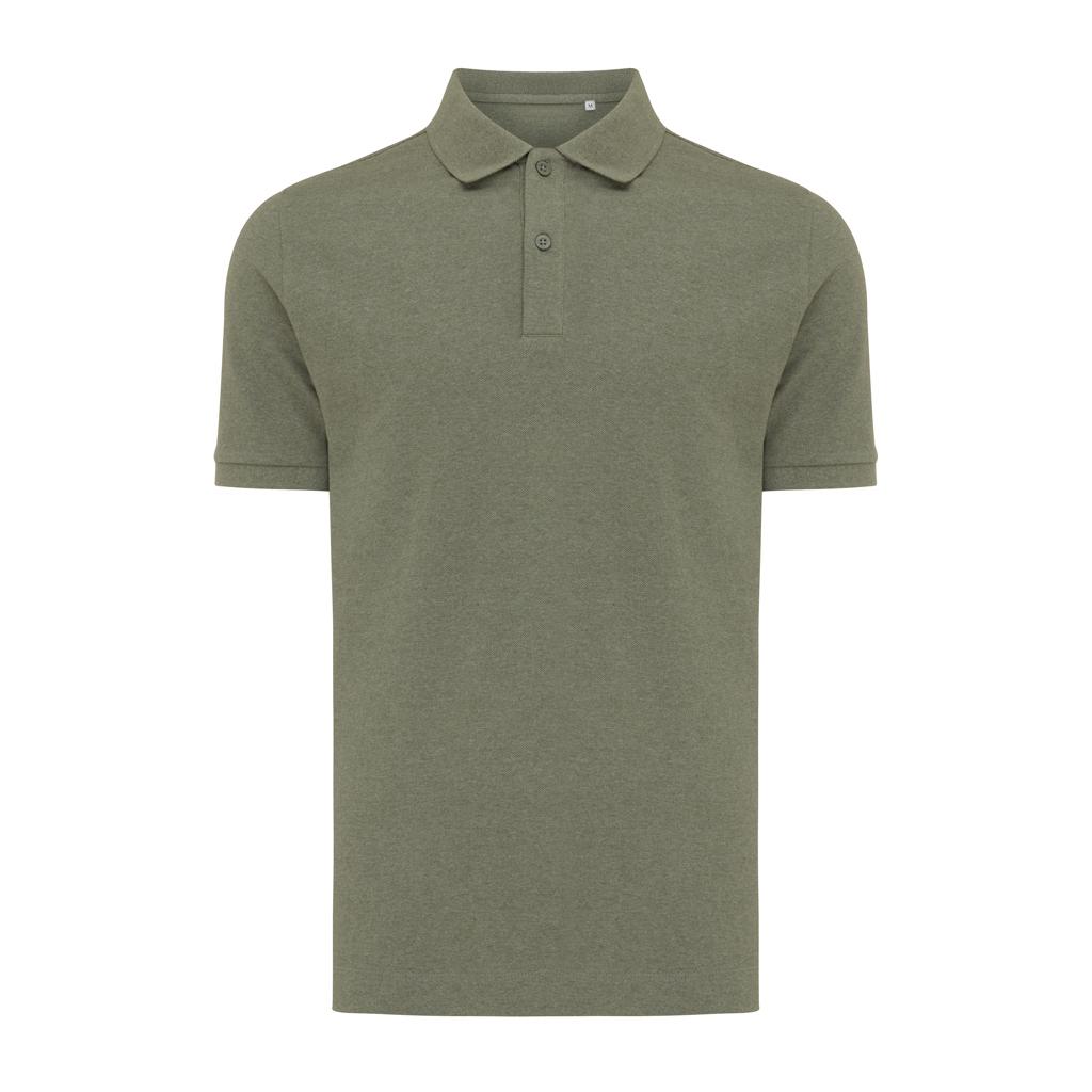 Polo din bumbac reciclat Iqoniq Yosemite green L