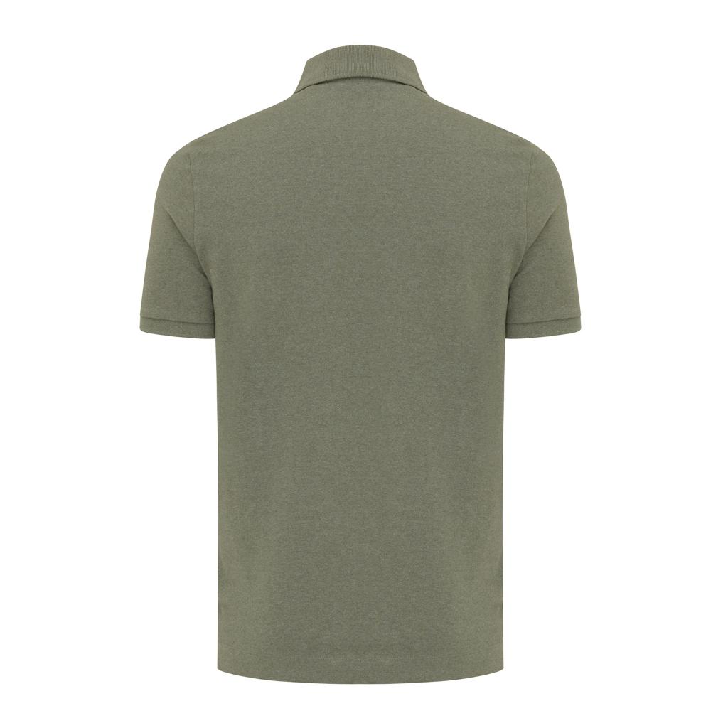Polo din bumbac reciclat Iqoniq Yosemite green L