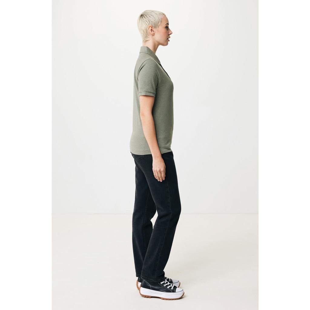 Polo din bumbac reciclat Iqoniq Yosemite green