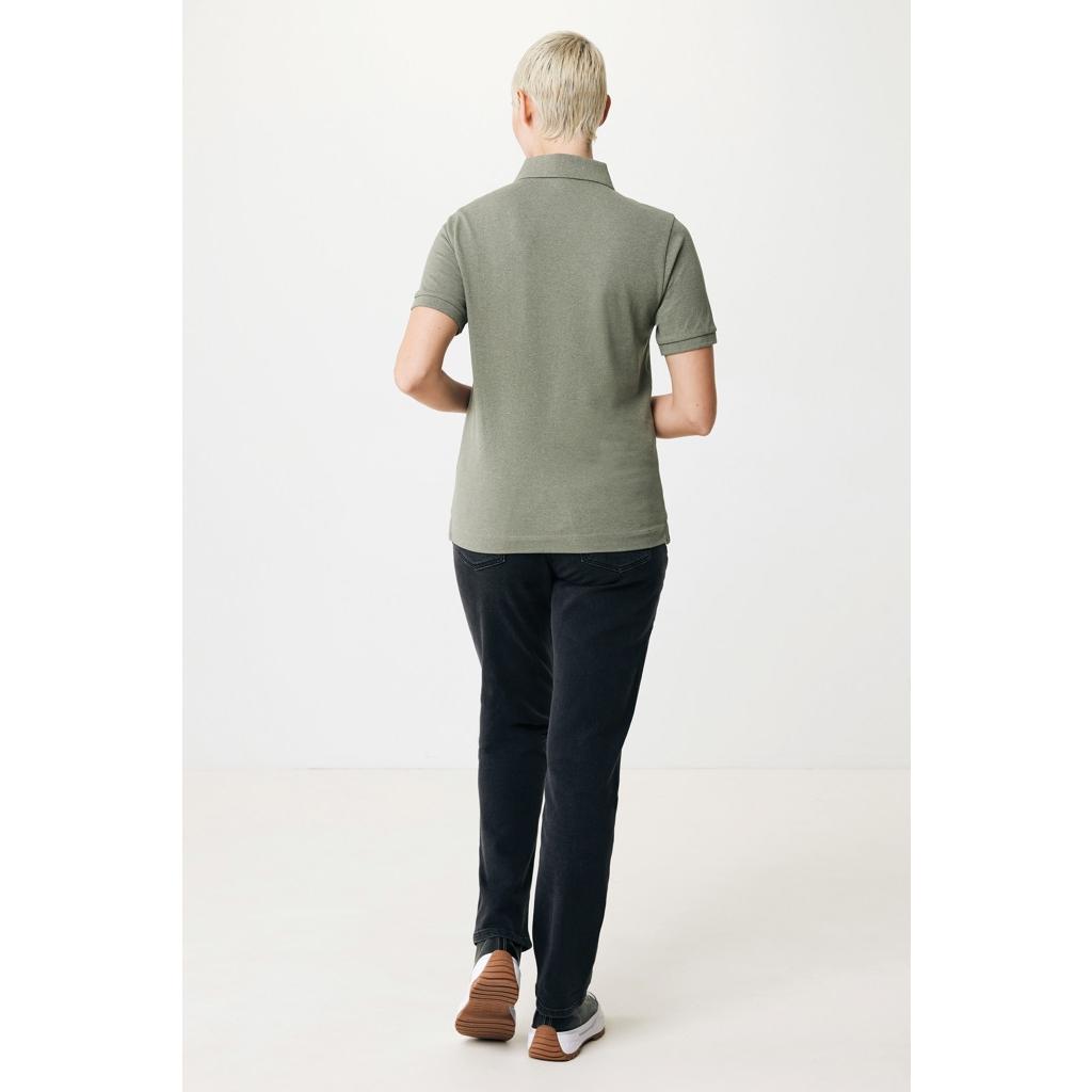 Polo din bumbac reciclat Iqoniq Yosemite green