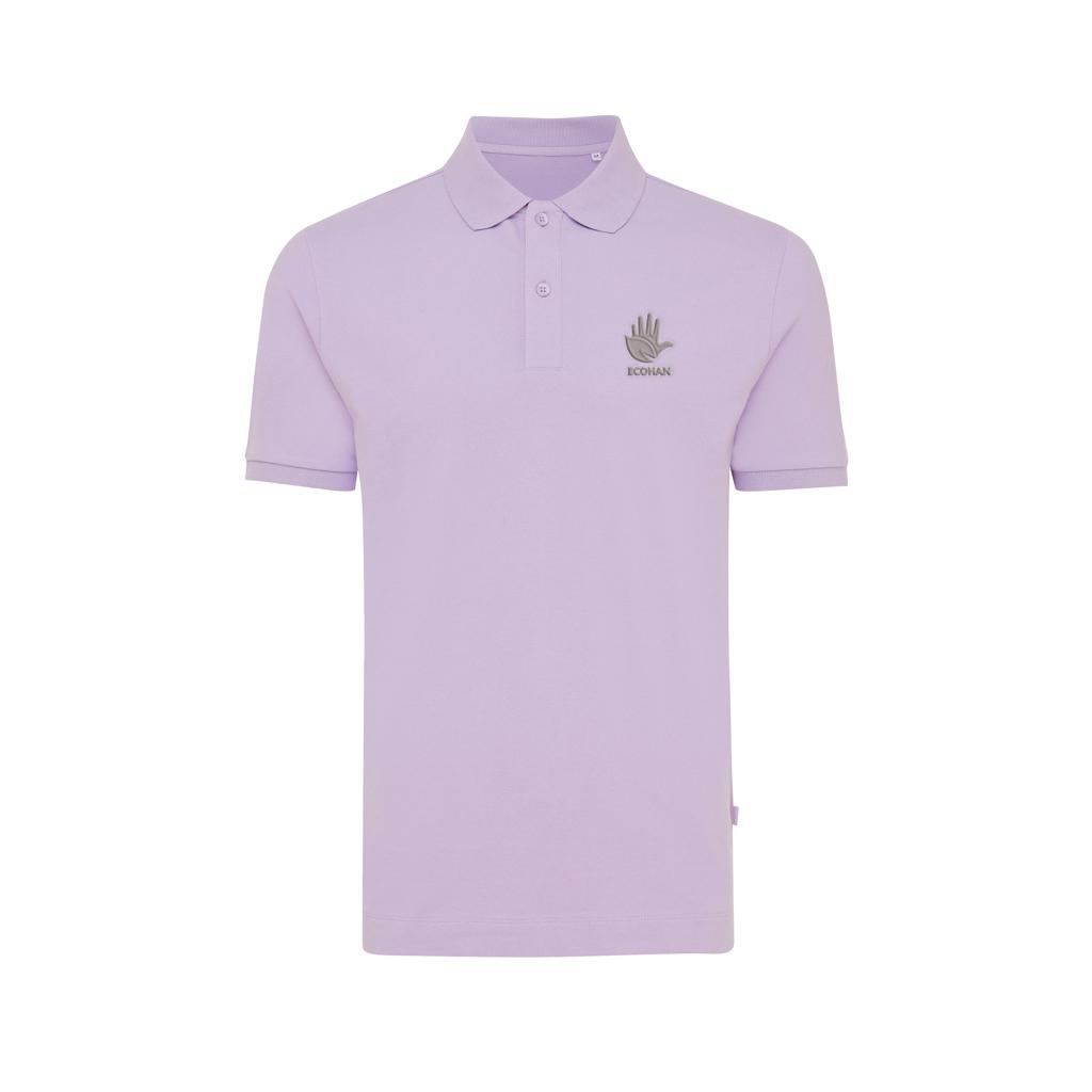 Polo din bumbac reciclat Iqoniq Yosemite lavender 2XS