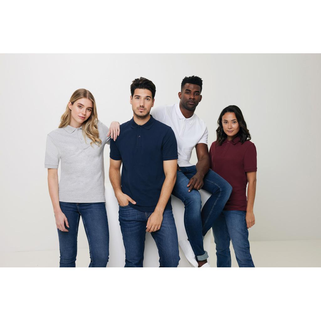 Polo din bumbac reciclat Iqoniq Yosemite lavender 2XS