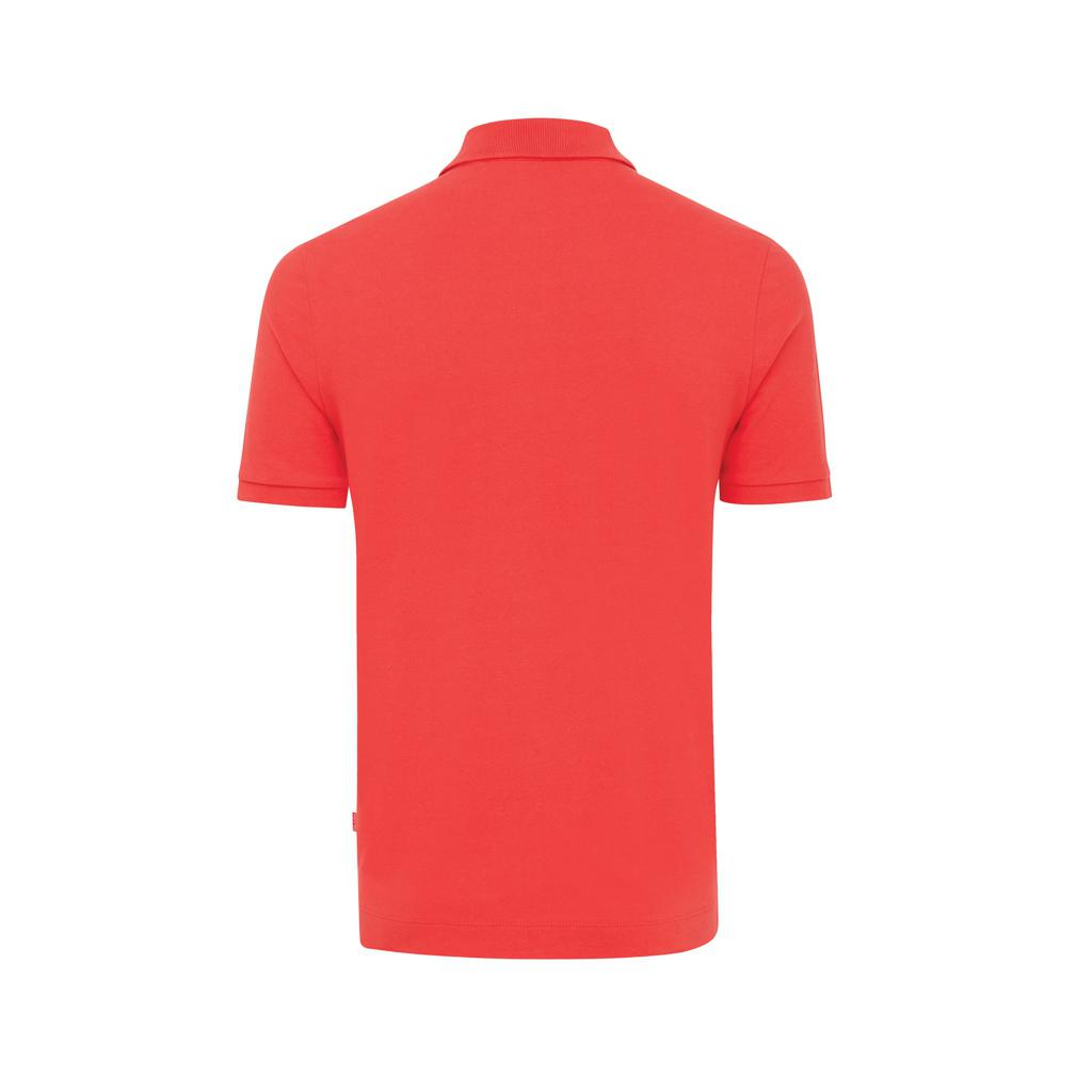 Polo din bumbac reciclat Iqoniq Yosemite luscious red 2XS