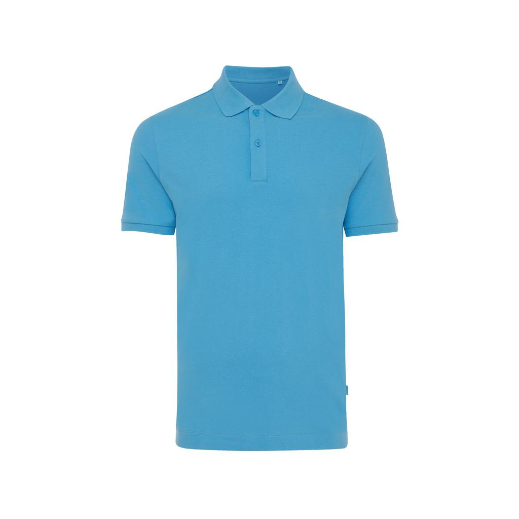 Polo din bumbac reciclat Iqoniq Yosemite tranquil blue 4XL