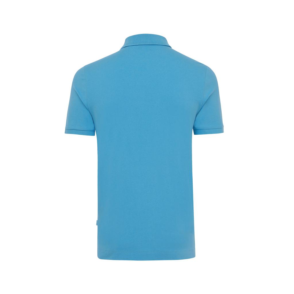 Polo din bumbac reciclat Iqoniq Yosemite tranquil blue 4XL