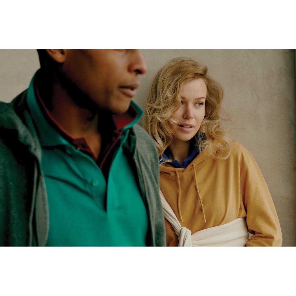 Polo din bumbac reciclat Iqoniq Yosemite verdigris L