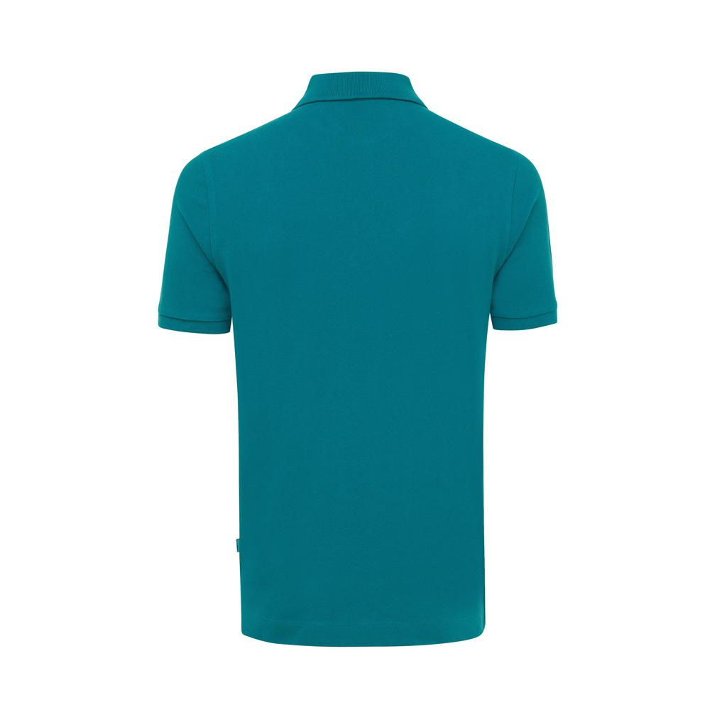 Polo din bumbac reciclat Iqoniq Yosemite verdigris L