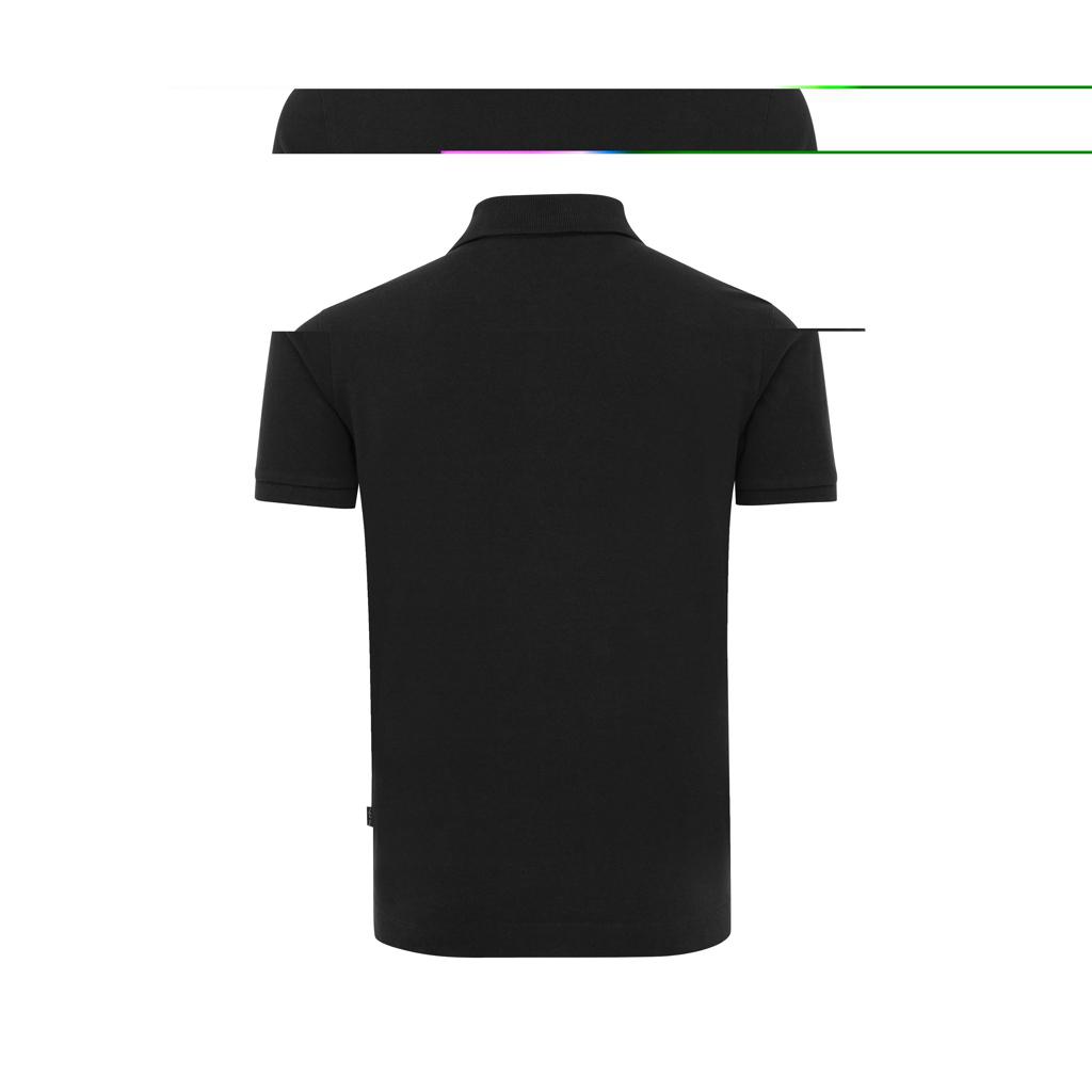 Polo din bumbac reciclat Iqoniq Yosemite black 2XS