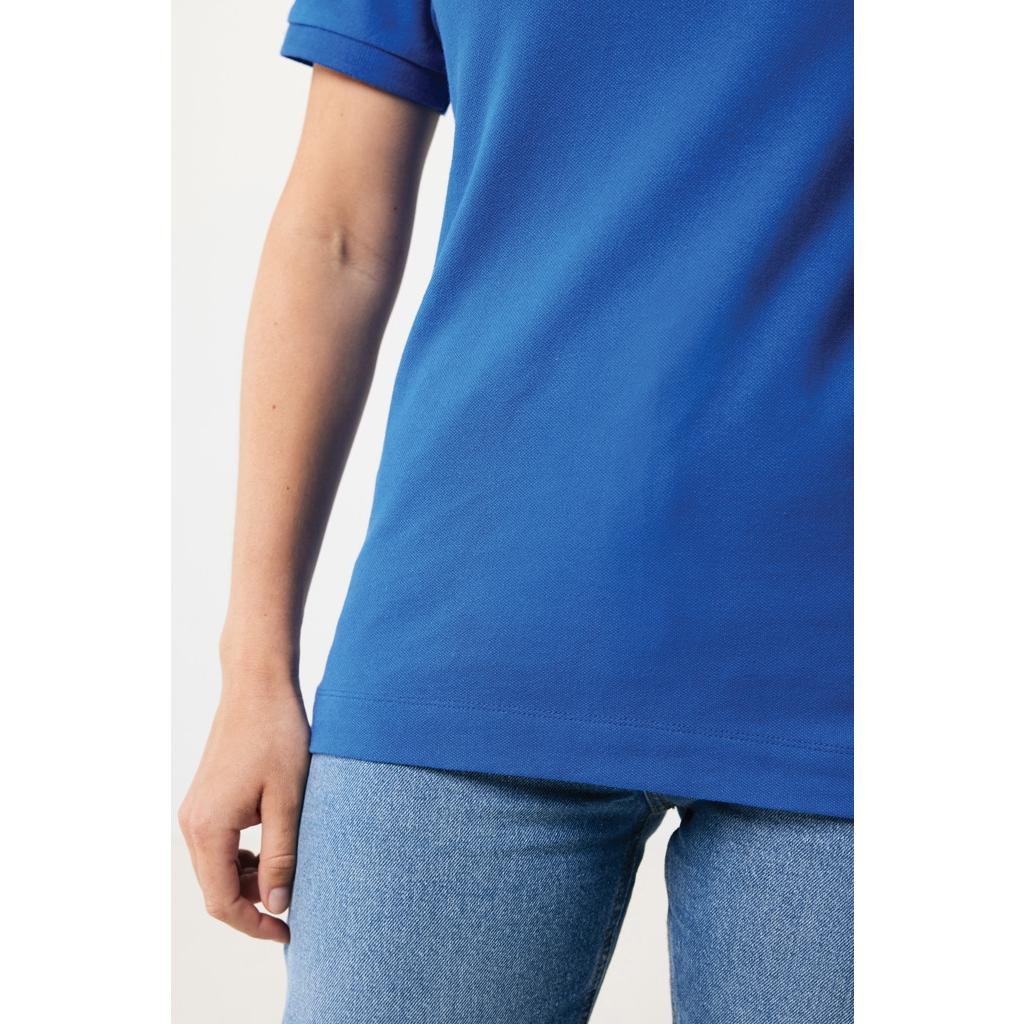 Polo din bumbac reciclat Iqoniq Yosemite royal blue L