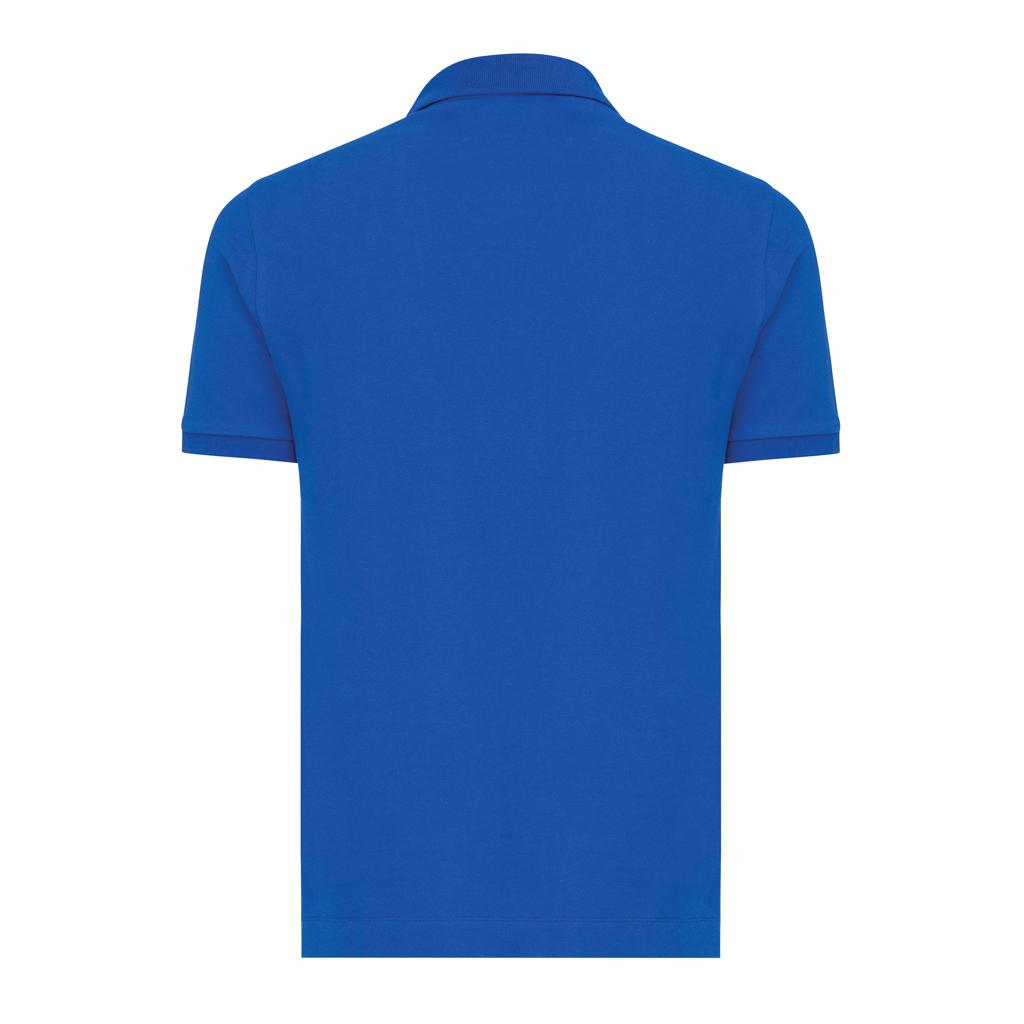 Polo din bumbac reciclat Iqoniq Yosemite royal blue L