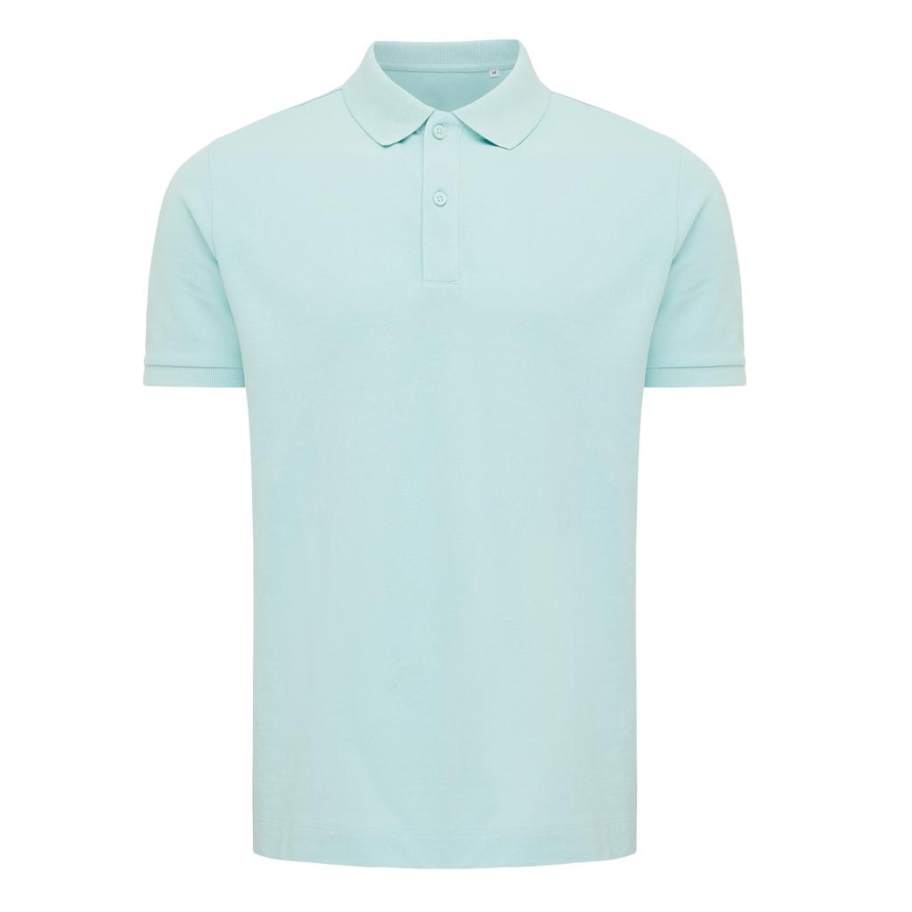 Polo din bumbac reciclat Iqoniq Yosemite crushed mint L