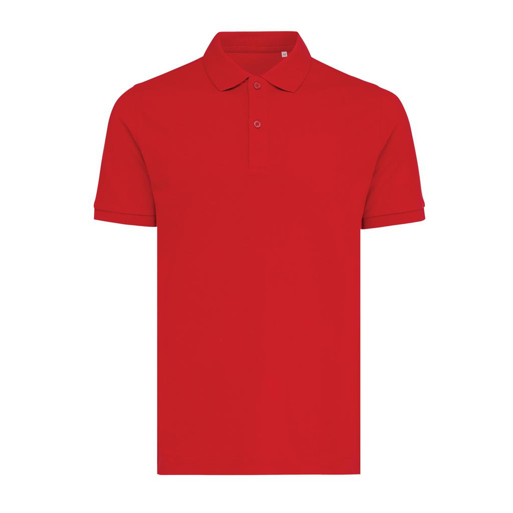 Polo din bumbac reciclat Iqoniq Yosemite red L