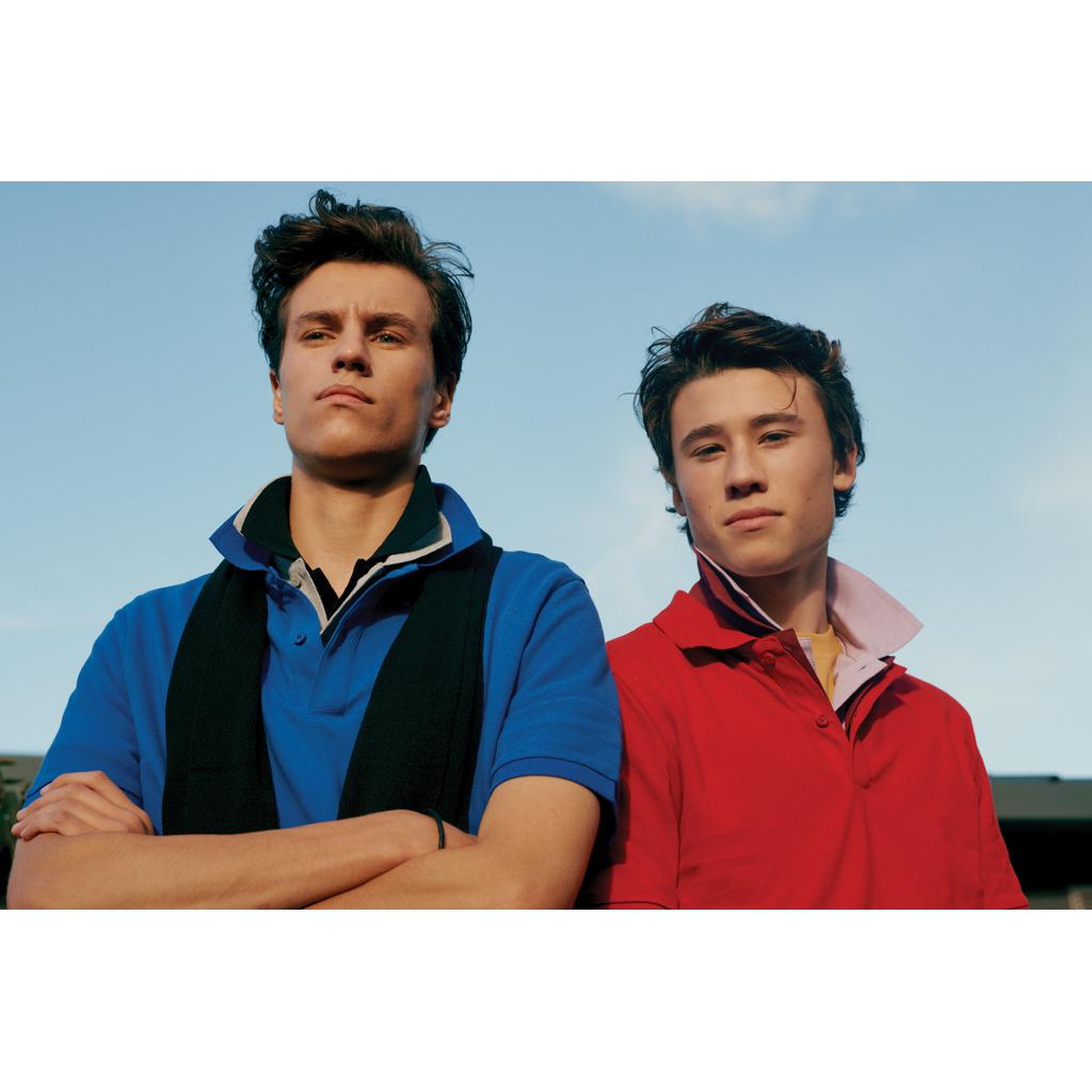 Polo din bumbac reciclat Iqoniq Yosemite red L