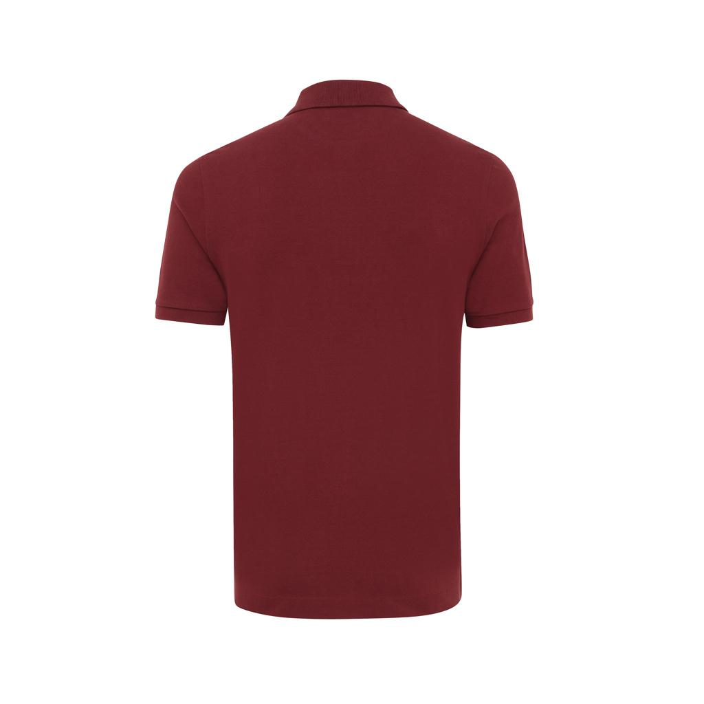 Polo din bumbac reciclat Iqoniq Yosemite burgundy 2XS