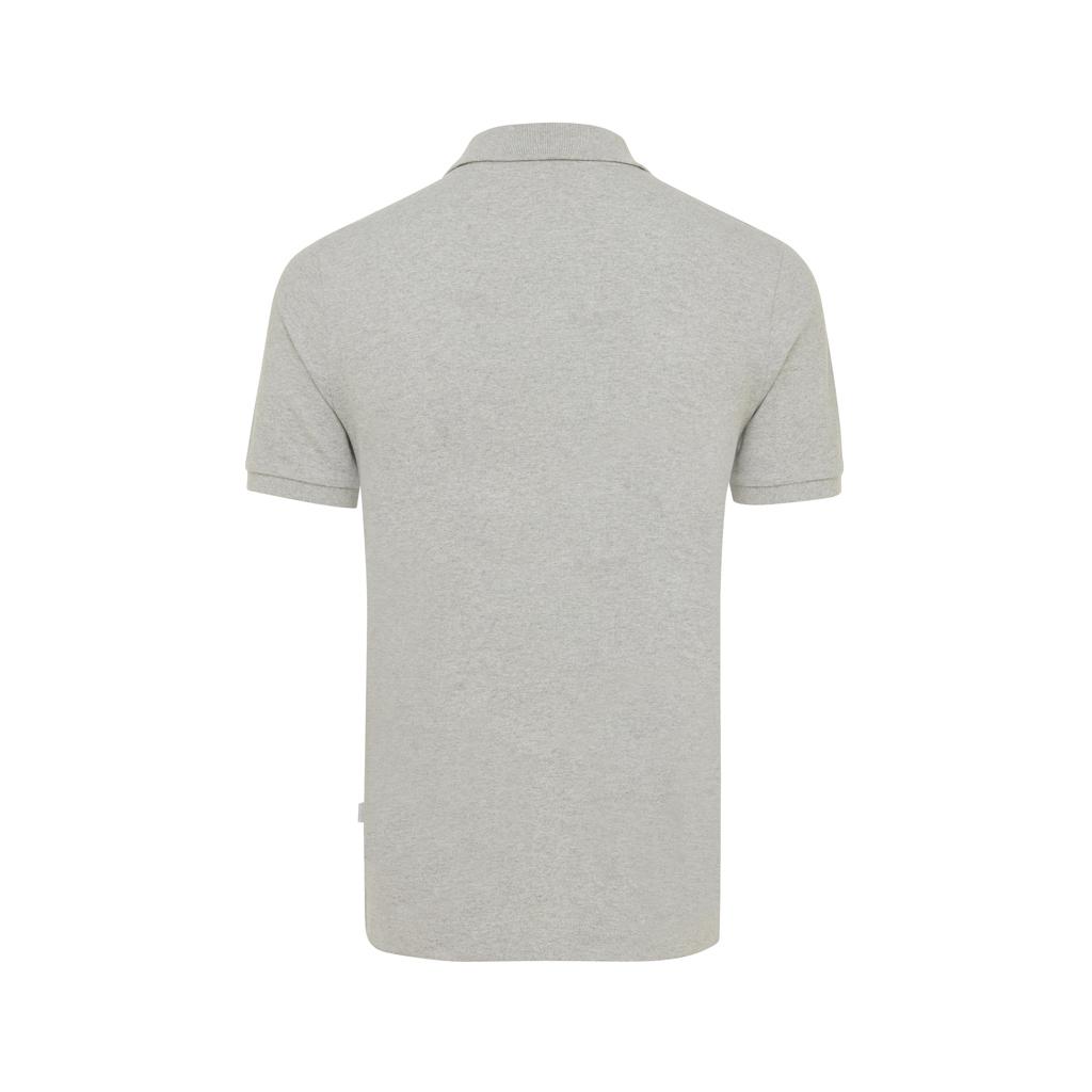 Polo din bumbac reciclat Iqoniq Yosemite heather grey L
