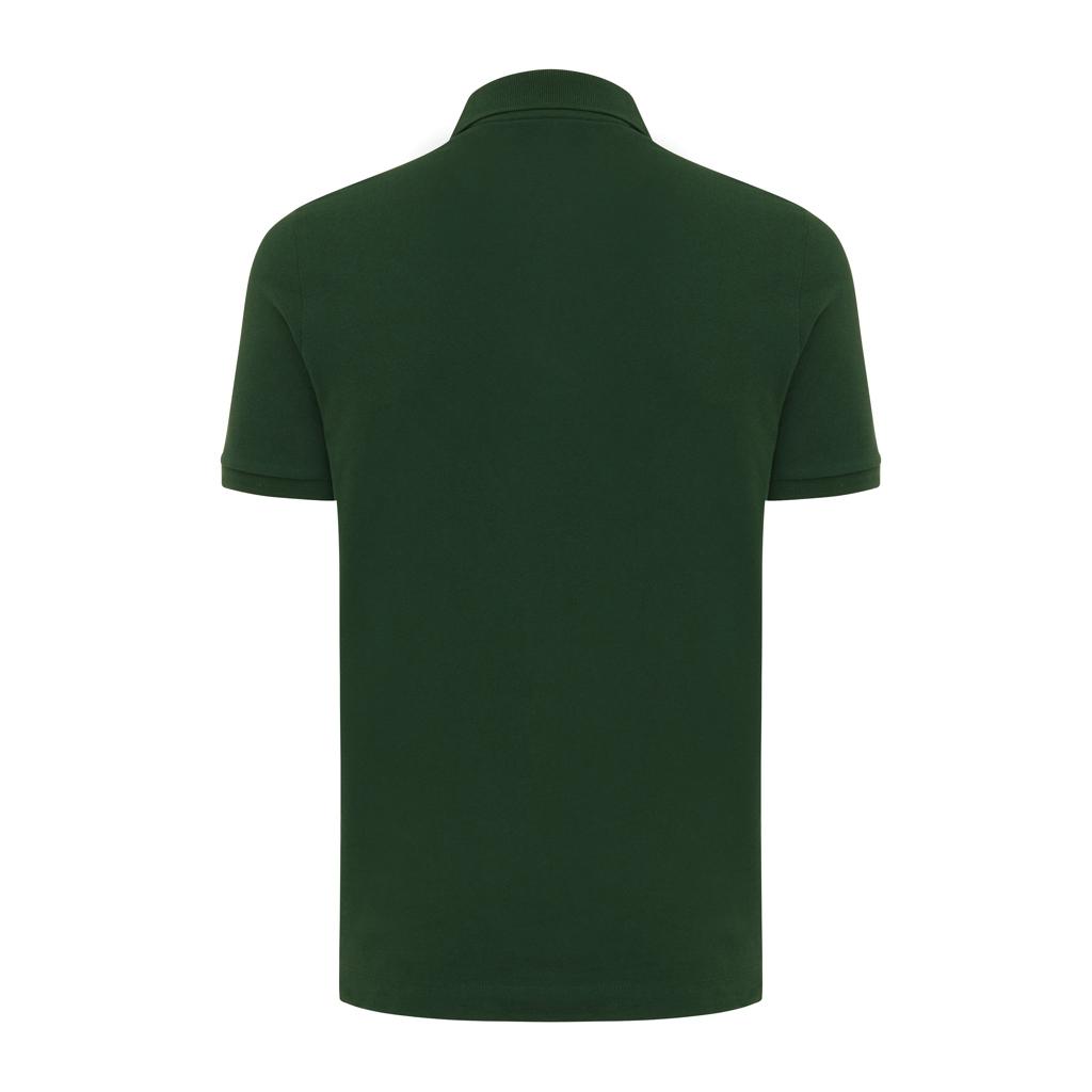 Polo din bumbac reciclat Iqoniq Yosemite forest green