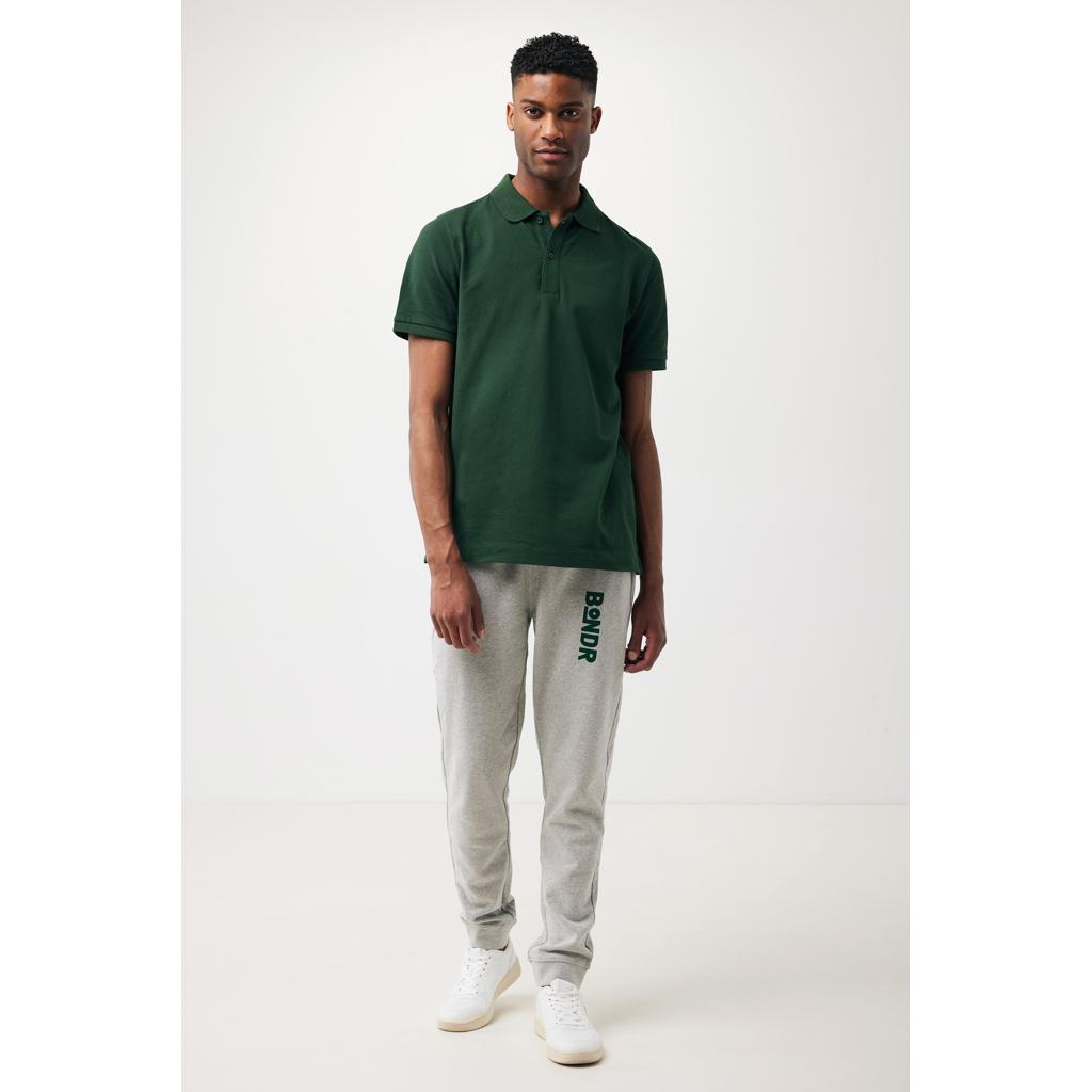 Polo din bumbac reciclat Iqoniq Yosemite forest green