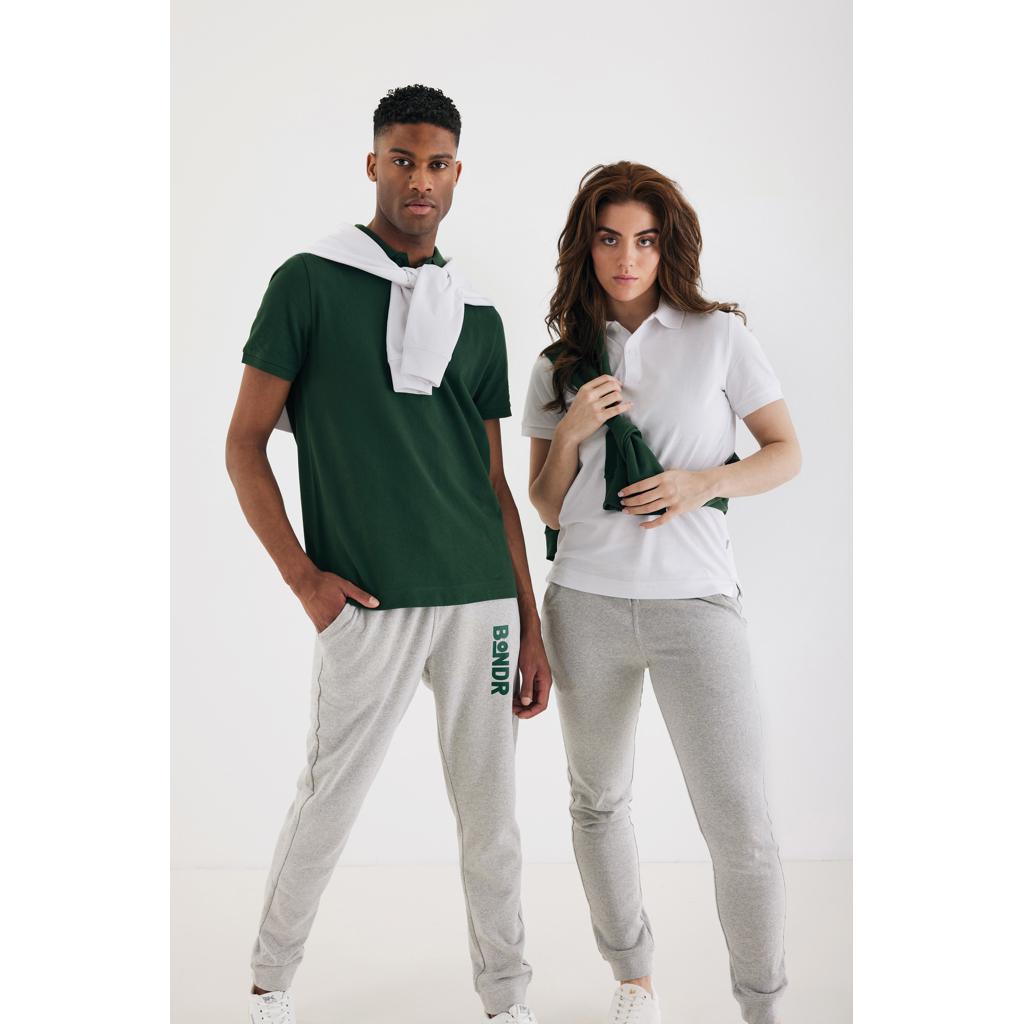 Polo din bumbac reciclat Iqoniq Yosemite forest green