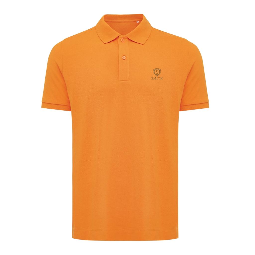Polo din bumbac reciclat Iqoniq Yosemite orange L