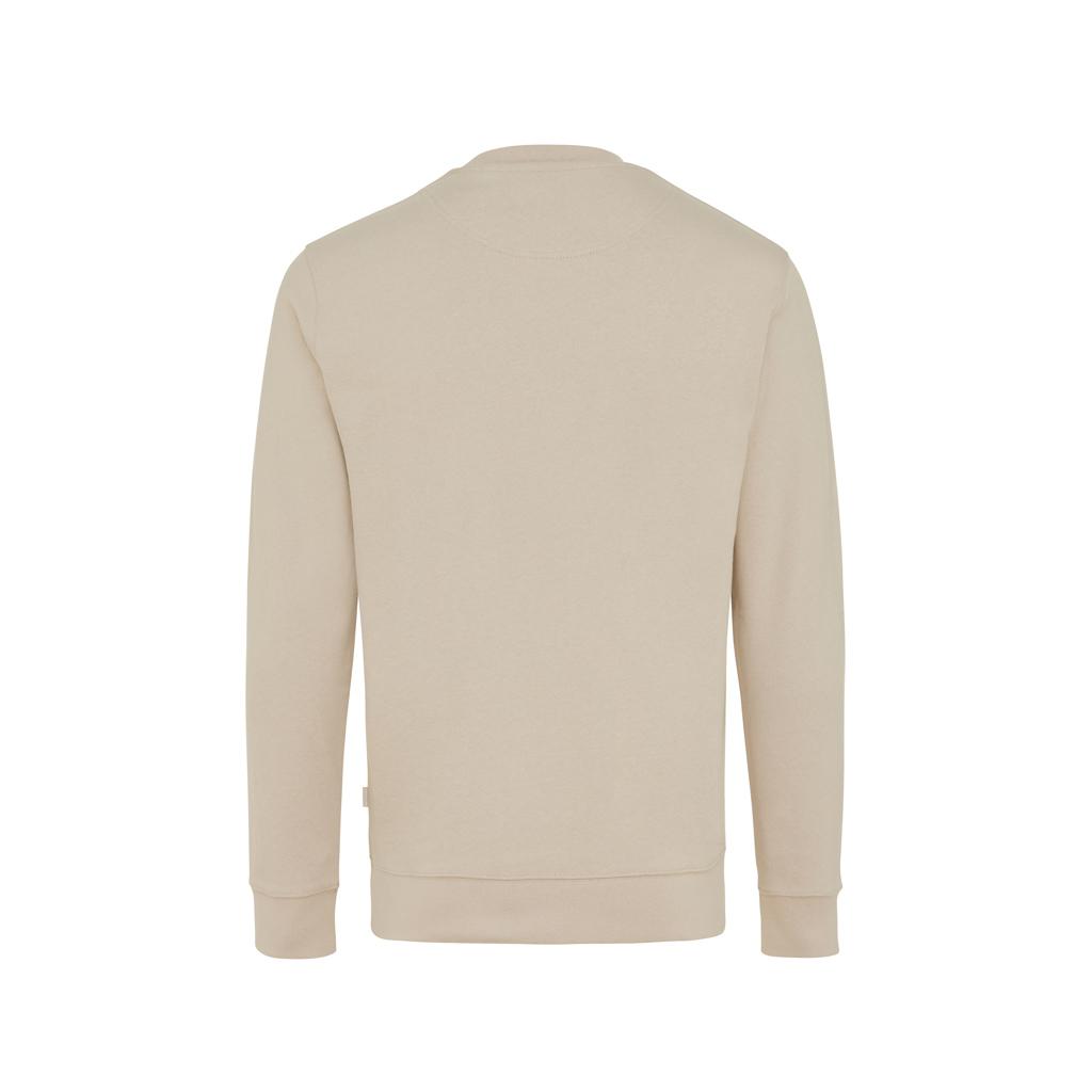 Pulover cu guler rotund din bumbac reciclat Iqoniq Zion desert L