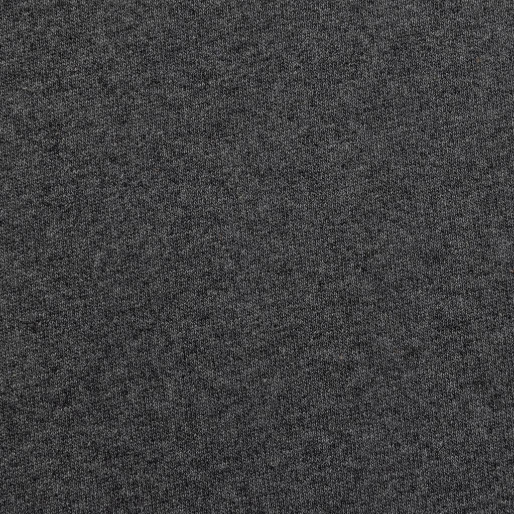 Pulover cu guler rotund din bumbac reciclat, necolorat Iqoniq Denali  heather anthracite 2XS