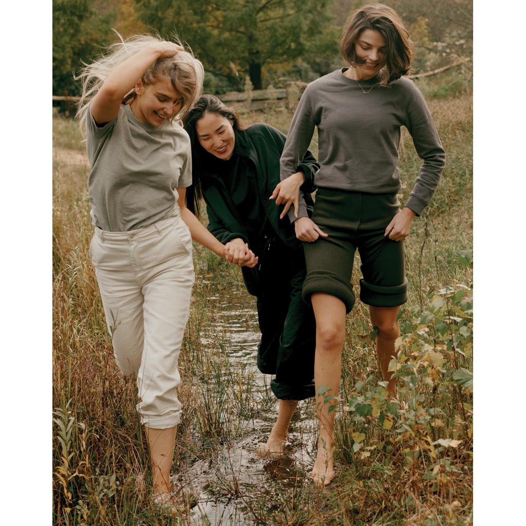 Pulover ușor cu guler rotund  din bumbac reciclat Iqoniq Etosha anthracite 3XL