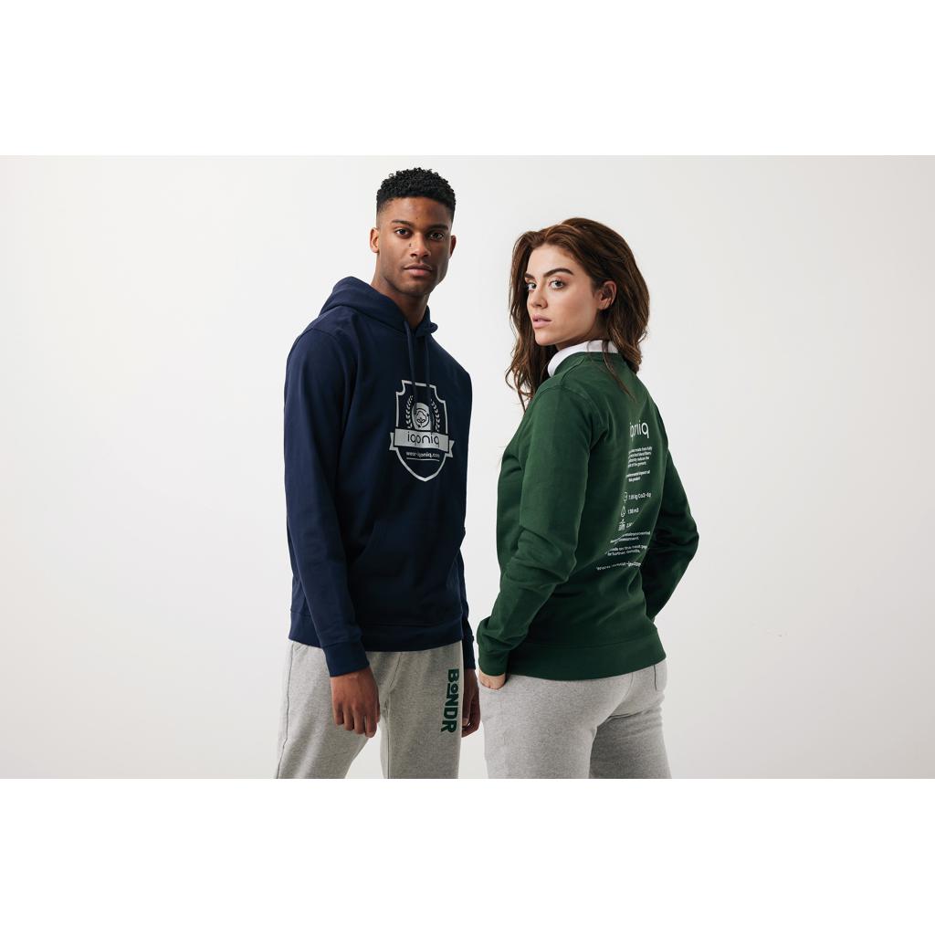 Hanorac din bumbac reciclat Iqoniq Jasper navy