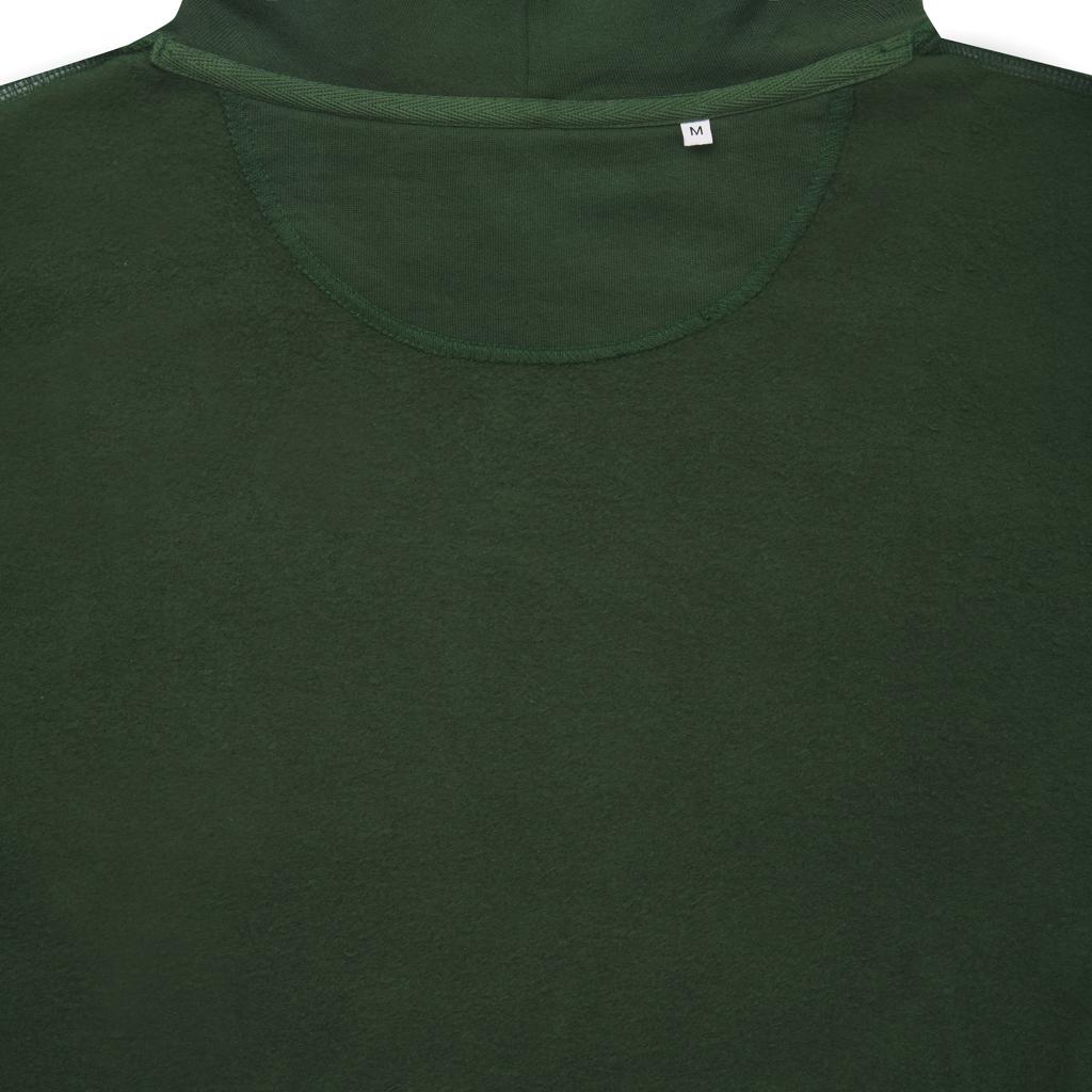 Hanorac din bumbac reciclat Iqoniq Jasper forest green XL