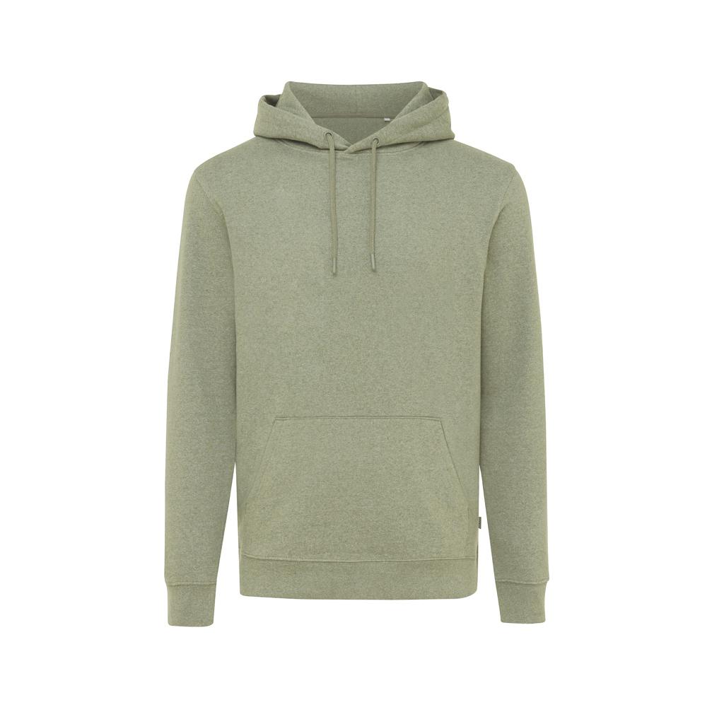 Hanorac din bumbac reciclat, necolorat Iqoniq Torres green M