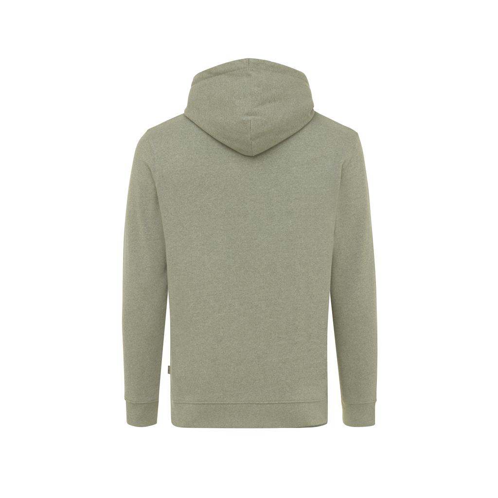 Hanorac din bumbac reciclat, necolorat Iqoniq Torres green M