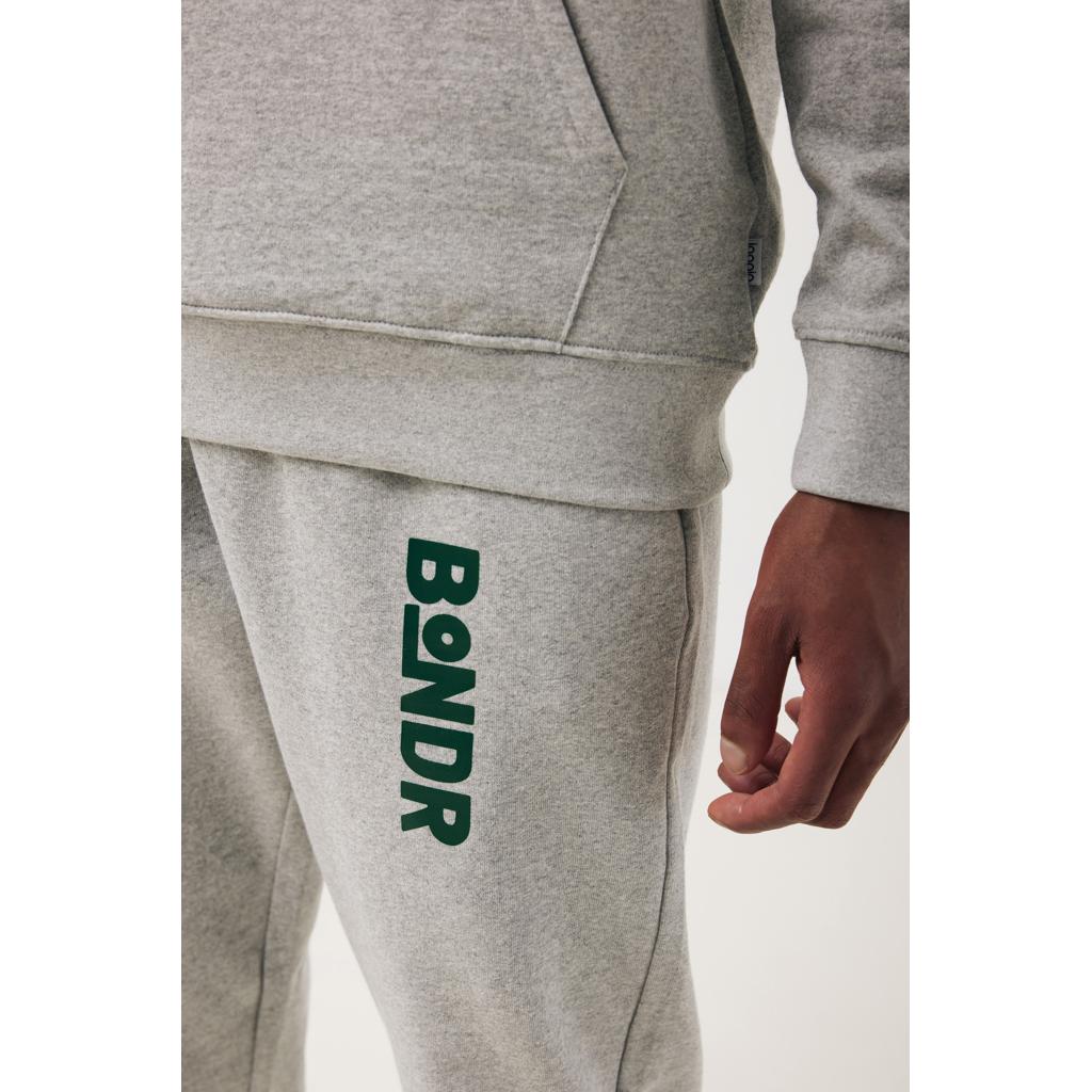 Hanorac din bumbac reciclat, necolorat Iqoniq Torres heather grey M