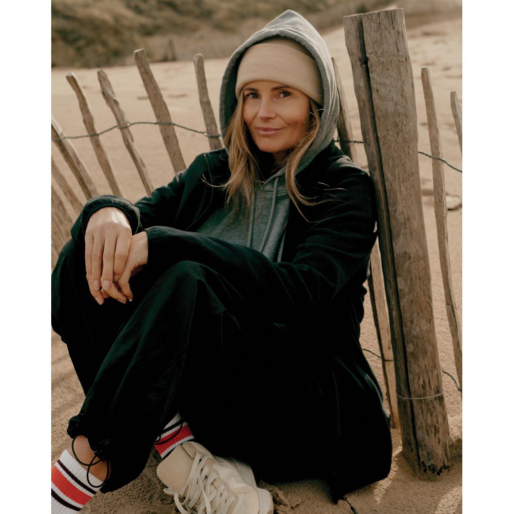 Hanorac din bumbac reciclat, necolorat Iqoniq Torres heather grey M