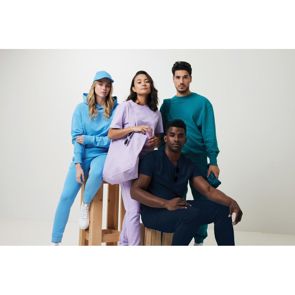 Hanorac relaxat din bumbac reciclat Iqoniq Yoho verdigris 3XL