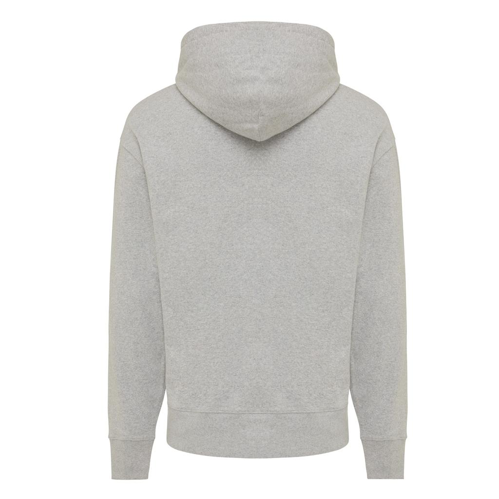 Hanorac relaxat din bumbac reciclat Iqoniq Yoho heather grey XXL