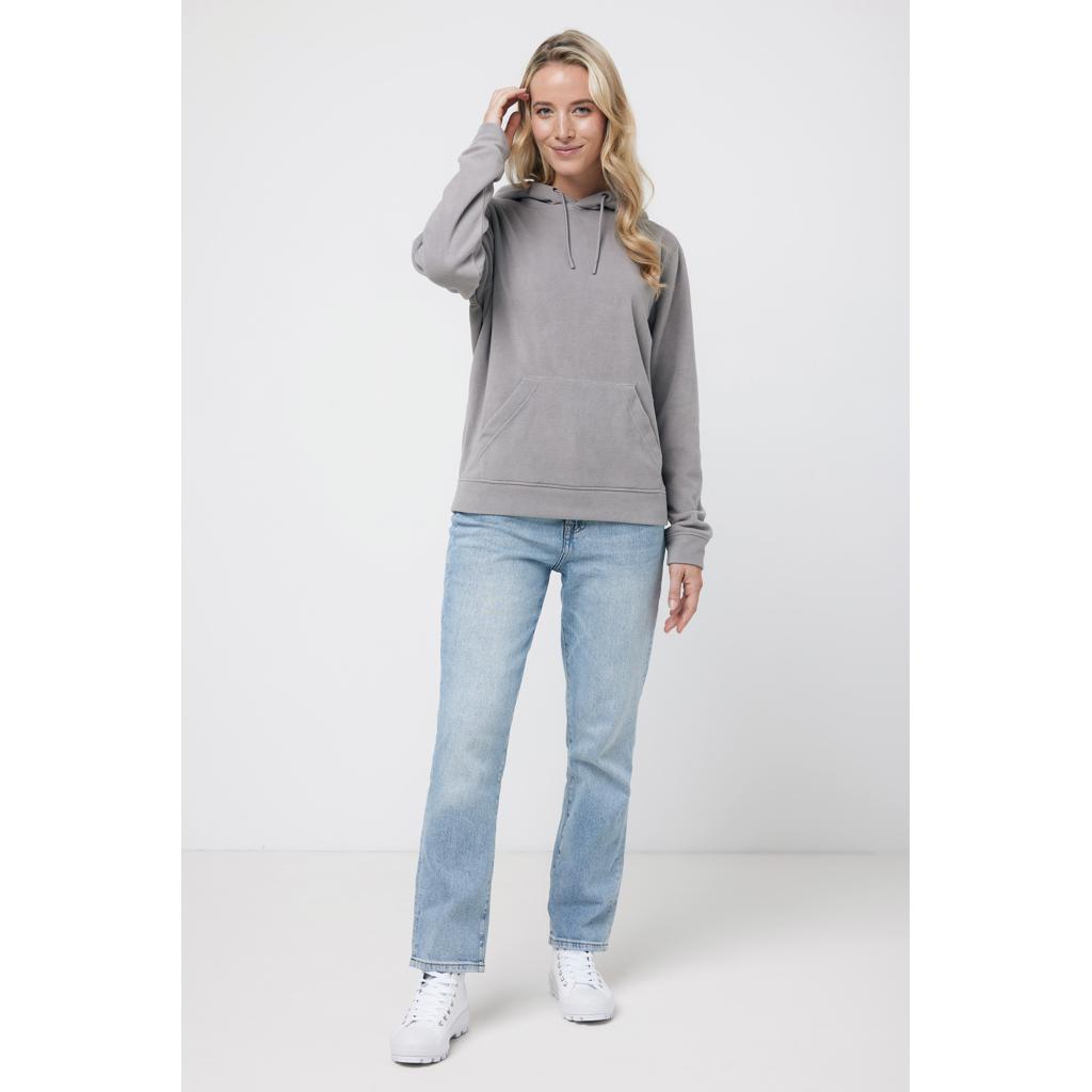 Hanorac din microfleece din poliester reciclat Iqoniq Trivor grey 3XL